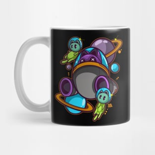 space adventurer cat Mug